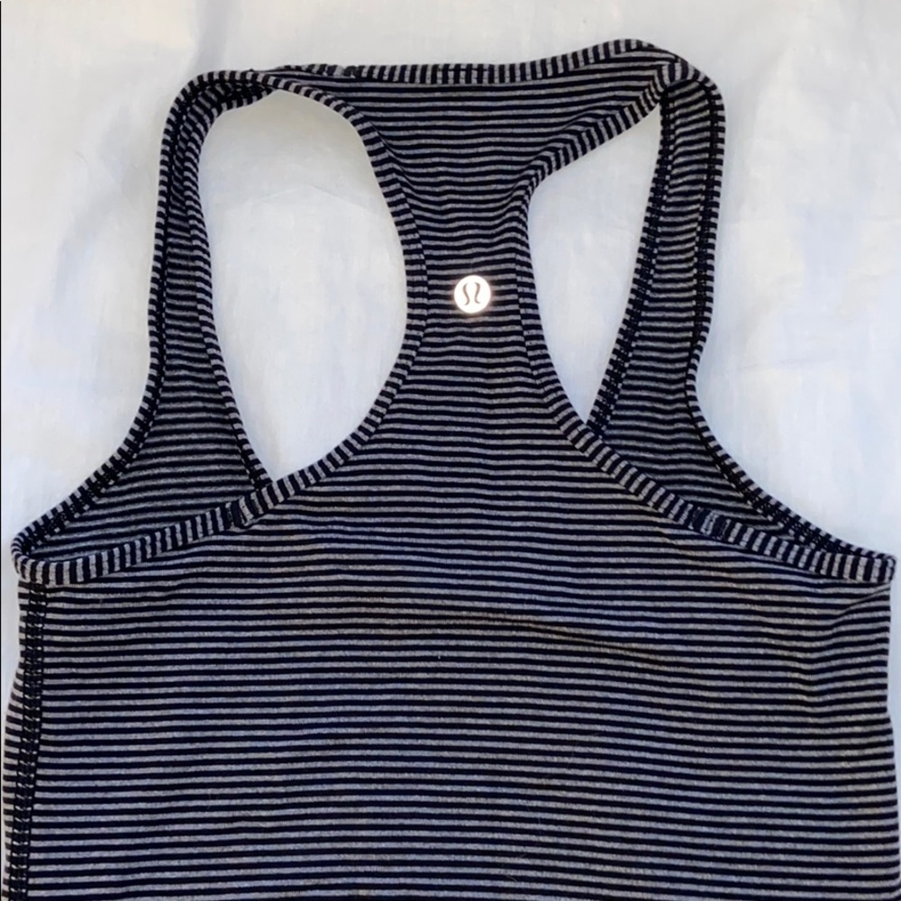 Lululemon Striped Racerback Tank - Picture 3 of 4